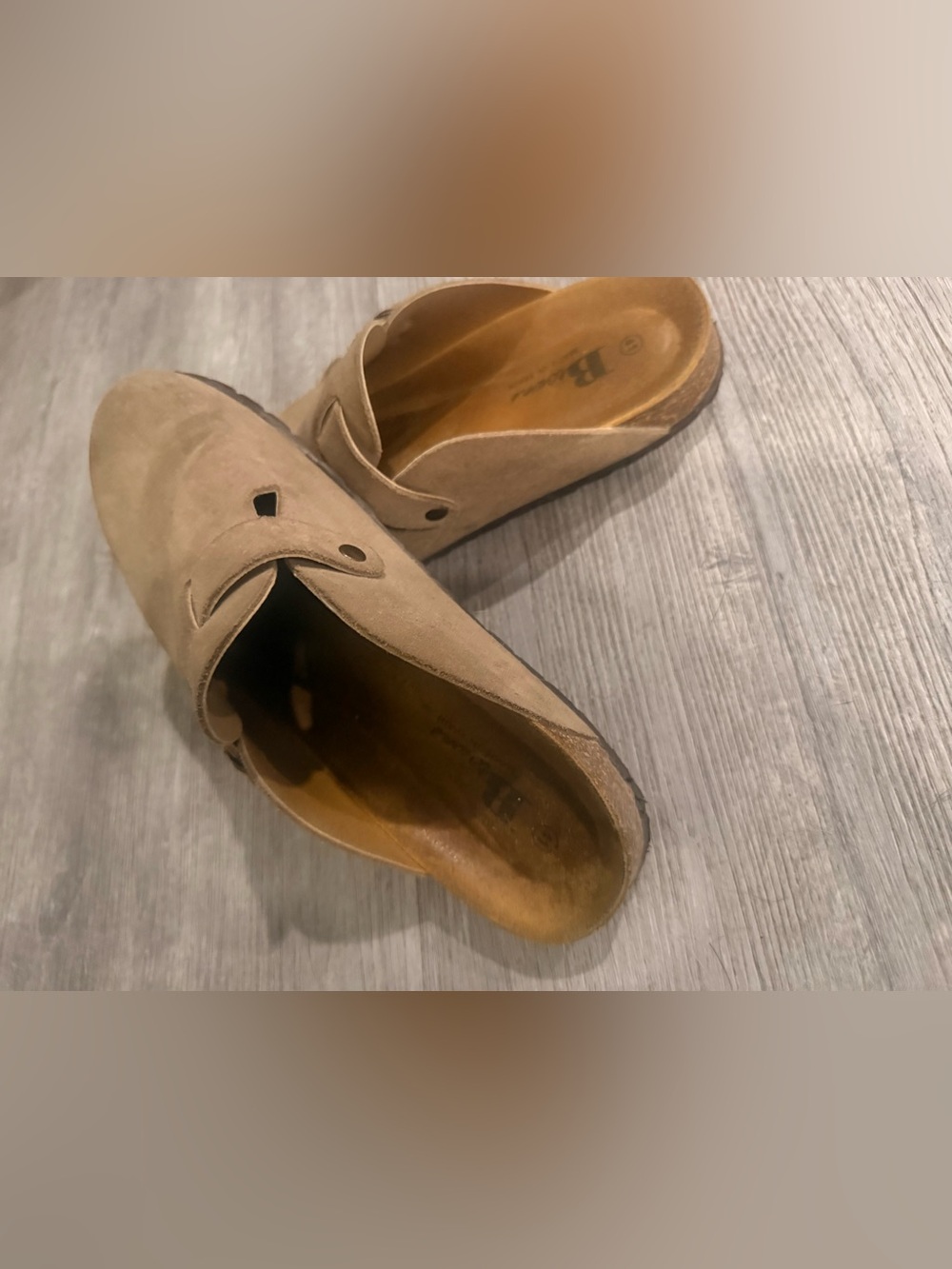 Women Size 9 Browns Boston Soft Footbed Suede Clogs - Gently Used - Picture 7 of 7